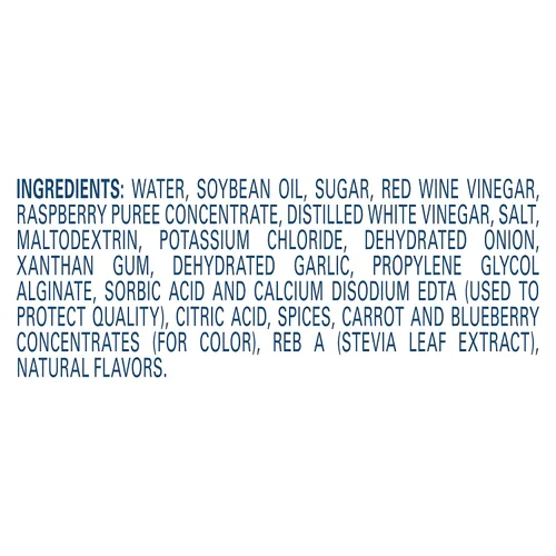 Vista 3 de Hellmann's Classics - Jarra de vinagreta de frambuesa, sin gluten, sin sabores artificiales ni jarabe de maíz de alta fructosa, colores de fuentes