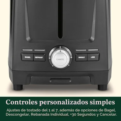 Vista 4 de Cuisinart Core Collection Tostadora de 2 rebanadas Ranuras extralargas para pan artesanal, bagel Quickview de elevación alta™ Función