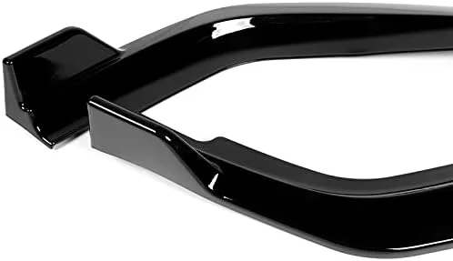 Vista 3 de Kit de 3 bordes de parachoques delantero compatibles con Honda Accord Coupe 2013-2015, alerón de protección divisor estilo STP, difusor de aire