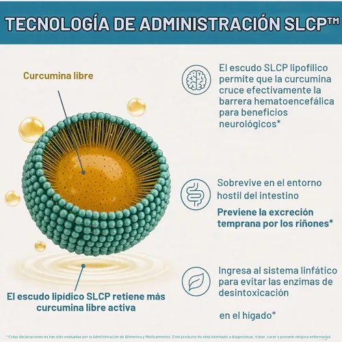Vista 4 de Longvida - Curcumina optimizada de 500 mg, ultra biodisponible y acción sostenida, vegana, 30 cápsulas