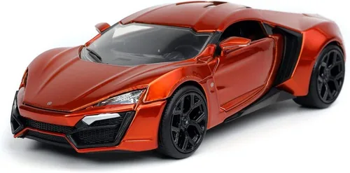 Vista 9 de Jada Hyper-Spec 1:24 W Motors Lykan Hypersport - Coche fundido a presión, color blanco, juguetes para niños y adultos