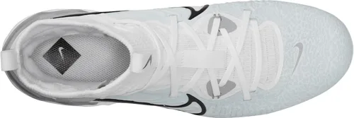 Vista 2 de Nike Alpha Huarache NXT DJ6517-010 - Botines de béisbol de metal para hombre, color negro, gris ahumado oscuro, gris ahumado claroblanco, talla 10.5