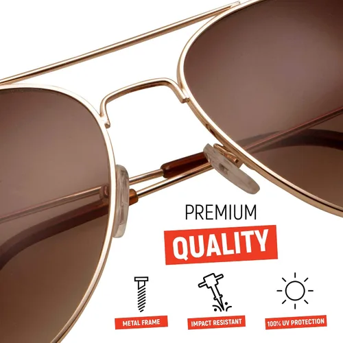 Vista 7 de GrillerPUNCH - Gafas de sol unisex con montura ligera y de moda para todas las formas de cara, protección UV 100 %.