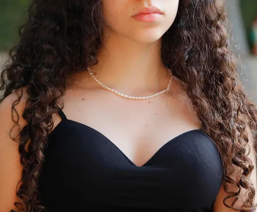 Vista 13 de Collar de hija relleno de oro de mamá o papá, collar clásico de perlas blancas con mensaje significativo, listo para regalar