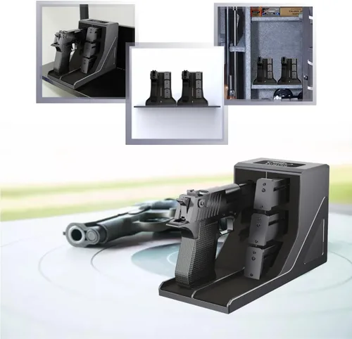 Vista 5 de SUMING Cartuchera Universal para Pistola, Soporte para Pistola para Arma de Fuego, Porta Pistola Protectora para Arma de Seguridad, Compatible