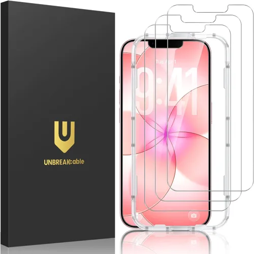 Vista 11 de UNBREAKcable Protector de pantalla de vidrio templado inastillable para iPhone SE 2022/SE 2020, iPhone 8/7 [paquete de 3] [99.99% transparente HD]