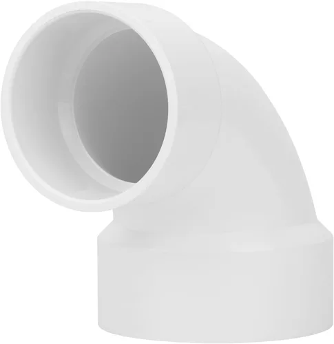 Vista 20 de Paquete de 8 accesorios de tubería de PVC de 1 pulgada x 3/4 pulgadas con codo de 90 grados (enchufe x zócalo) Schedule 40 PVC Slip Reductor 90°