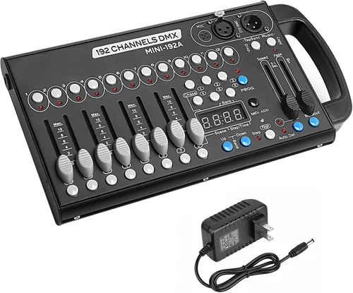 Vista 8 de Controlador DMX 54 Canales Mini DMX 512 para DJ, Escenario y Luces LED