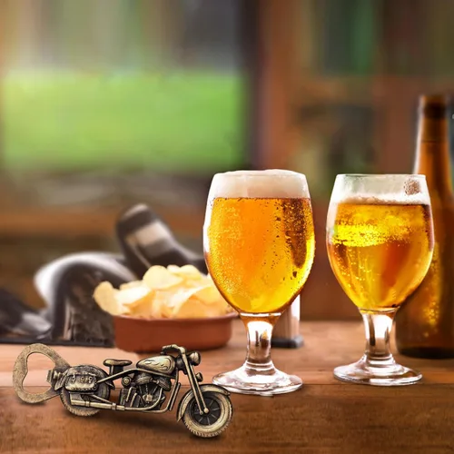 Vista 6 de Regalos únicos de cerveza de motocicleta para hombres, abrebotellas de motocicleta vintage, regalo del día del padre, regalo de cumpleaños