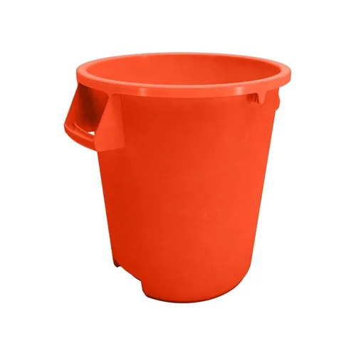 Vista 12 de SPARTA Bronco - Contenedor de basura redondo para desechos, 10 galones, color negro, paquete de 6
