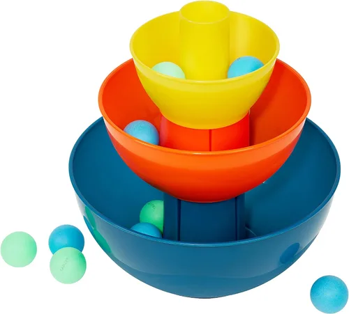 Vista 2 de Little Kids Ballz'n El juego de disparos de trucos de pelota de pong de ritmo rápido para adultos Tipsy y familia, diversión nocturna en el suelo