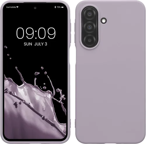 Vista 70 de kwmobile Funda compatible con Samsung Galaxy A12 - Funda protectora de silicona TPU suave y delgada - Azul Báltico