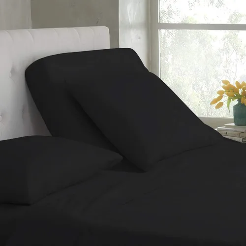 Vista 17 de Online Bedding Linen Flex Top - Cama tamaño Queen, 800 hilos, algodón egipcio de 18 pulgadas, sábanas divididas de bolsillo profundo para dormir
