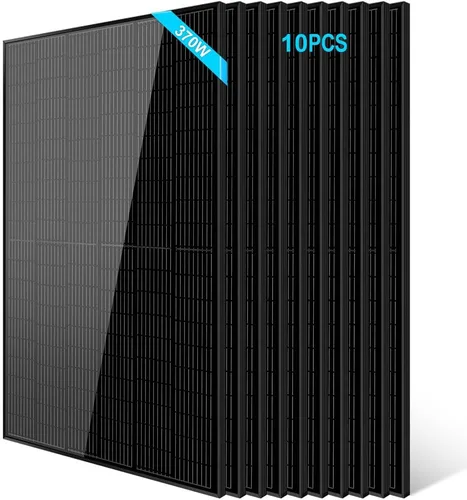 Vista 17 de SUNGOLDPOWER 8 piezas de paneles solares monocristalinos de 370 W, celda solar de grado A, impermeable IP68, panel solar de alta eficiencia