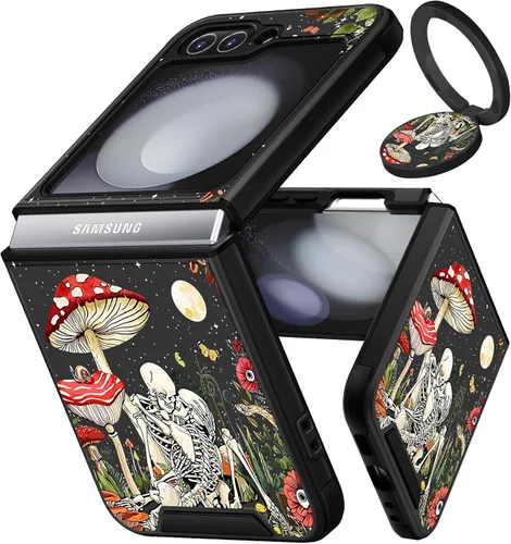 Vista 107 de Funermei para Samsung Galaxy Z Flip 4 Funda - Funda de Teléfono Bonita para Mujeres y Niñas con Mariposas Bonita Estética Femenina Diseño