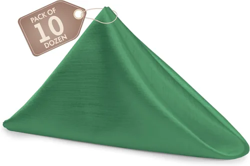 Vista 40 de Ultimate Textile -1 docena - Reversible Shantung Satin - Majestic - Servilletas de tela Majestic de 17 x 17 pulgadas color azul pizarra