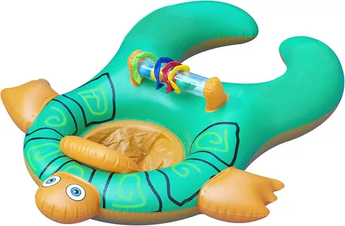 Vista 7 de Swimline Flotador inflable para asiento de bebé flamenco