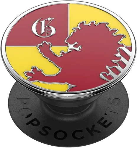 Vista 9 de PopSockets - Agarre para teléfono con soporte expandible, agarre adhesivo, Harry Potter - Cresta floral de Gryffindor