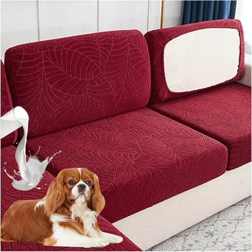 Vista 22 de Fundas de cojín para asiento de sofá, impermeables, de alta elasticidad, universal, elástica, fundas de cojín de repuesto para cojines individuales