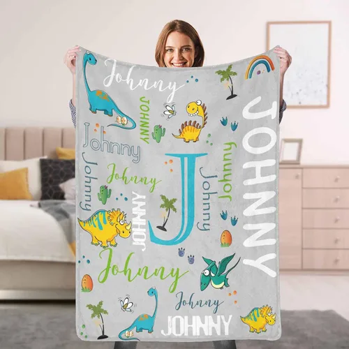 Vista 25 de Artsadd Manta de bebé personalizada para niñas y niños, mantas de bebé personalizadas con nombre, manta personalizada para niños, recién nacidos