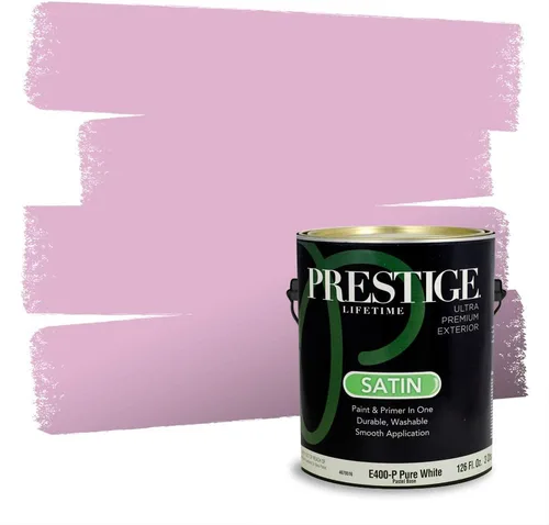Vista 574 de Prestige Paints Pintura exterior e imprimación en uno, 1 galón, plano, coincidencia comparable de Valspar* Amber Rose*
