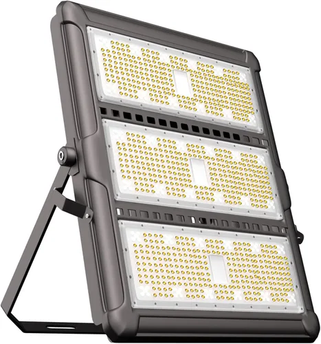 Vista 9 de Luz de inundación LED de 200 W para exteriores, 30000 lm, luz de estadio LED con fotocélula del anochecer al amanecer, IP65 AC100-277V iluminación