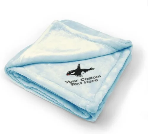 Vista 6 de Fastasticdeals Ropa de cama de bebé, mantas para niños y niñas, Orca Killer Style A Whale