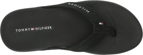 Vista 5 de Tommy Hilfiger Chanclas Sillo para hombre, Negro 001