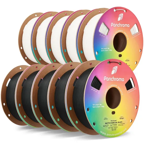 Vista 58 de Polymaker Panchroma - Filamento PLA mate de 0.07 in, 2.2 lbs, madera de Madera mate de doble degradado