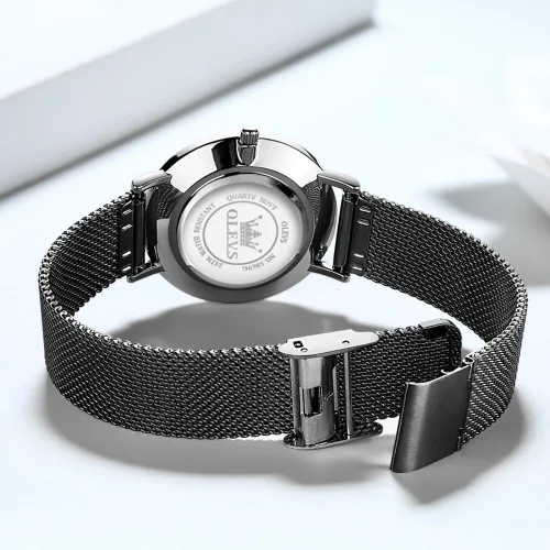 Vista 9 de OLEVS Reloj de mujer de malla para mujer con fecha, analógico de cuarzo, reloj de pulsera para mujer, vestido clásico, resistente al agua