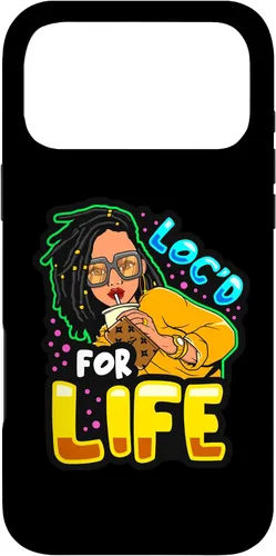 Vista 22 de Loc'd for Life Funny Locs Black Queen Dreadlocks Women Girls Case for iPhone 17