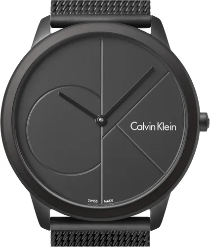 Vista 6 de Calvin Klein Minimal - Pulsera de malla para hombre con logotipo CK