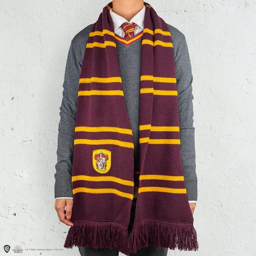 Vista 5 de Bufanda de Harry Potter 74 pulgadas tela ultra suave bolsa zip de Cinereplicas Algodón Gryffindor talla única