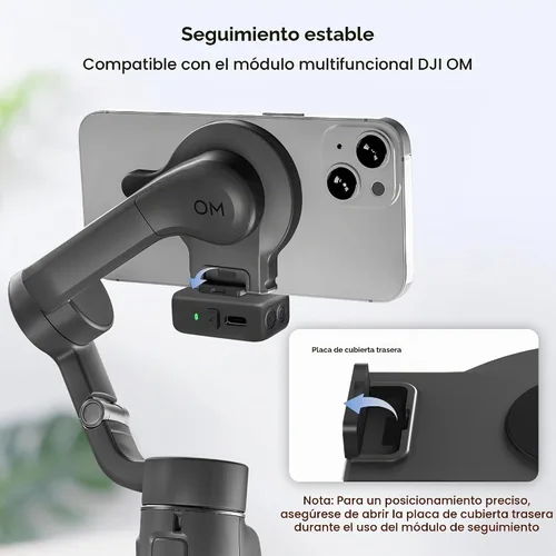 Vista 2 de Soporte magnético OM para estabilizador de cardán DJI Osmo Mobile 8/7P/7