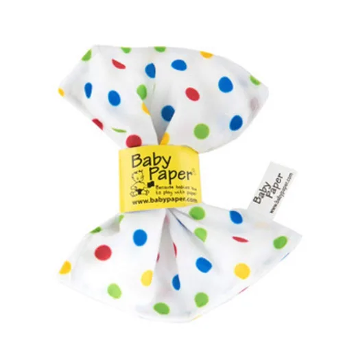Vista 19 de Baby Paper Juguete sensorial arrugado y mordedor, estampado de flechas, regalo lavable Arrows