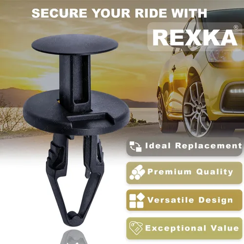 Vista 4 de Rexka Retenedor tipo empuje para Ford W712196-S300 Edge Escape F-150 GM 11589293 Buick Century, Lacrosse Regal, Cadillac, Chevrolet Equinox, Hummer