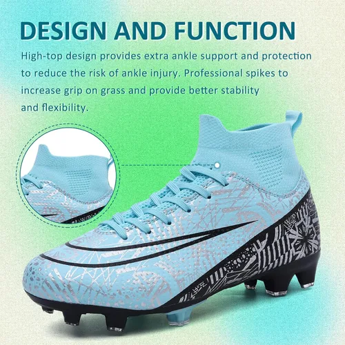 Vista 3 de CBUSTER Soccer Cleats Mens Women Indoor Outdoor Soccer Shoes for Big Boy AGFG