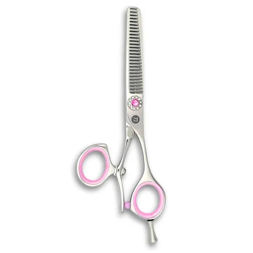 Vista 13 de Saki Sakura - Tijeras giratorias para peluquería (5.5, acero)