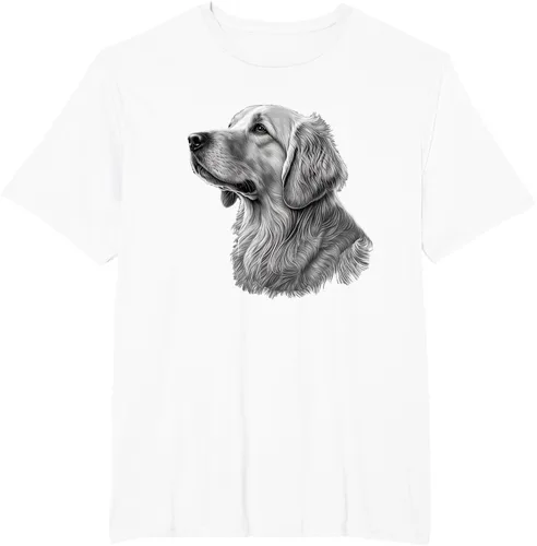 Vista 11 de Camiseta divertida Golden Retriever, Negro