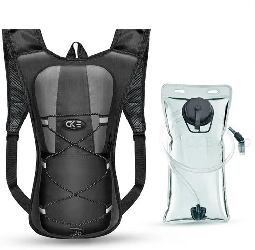 Vista 9 de Mochila de Hidratación Paquete de Hidratación Mochila de Agua con Bolsa de Hidratación de 2L (70 onzas) para Hombres Mujeres Niños para Correr