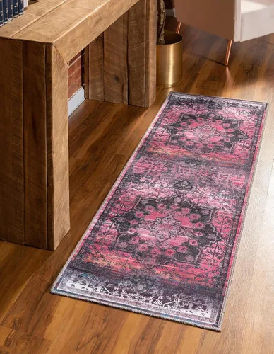 Vista 44 de Unique Loom Renaissance Collection - Alfombra rectangular de 2 x 3 pies 1 pulgada, color azul y verde