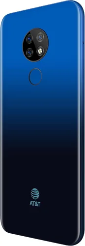 Vista 3 de AT&T Prepaid Radiant Max 32GB, pantalla HD+ de 6.5 pulgadas, teléfono inteligente prepagado, azul cobalto