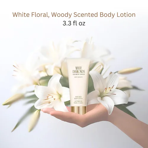 Vista 2 de Elizabeth Taylor White Diamonds Loción Corporal Mujer 3.3 oz