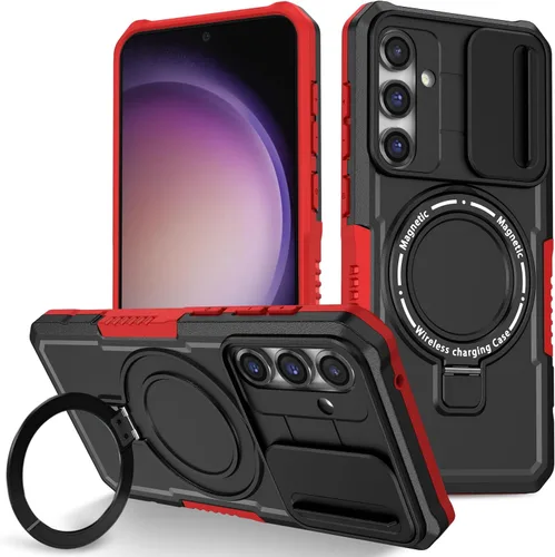 Vista 20 de Funda magnética para Samsung Galaxy Note 20 Ultra, soporte para teléfono, funda protectora mate a prueba de golpes, funda protectora para teléfono