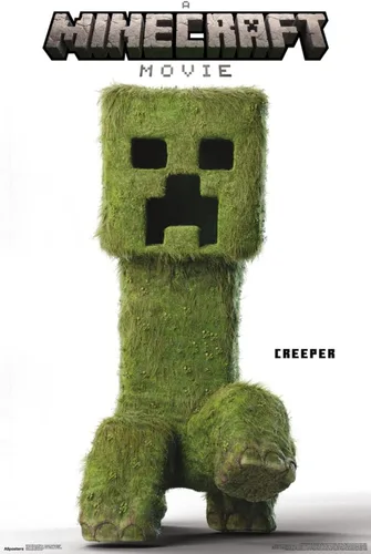 Vista 14 de A Minecraft Movie - Póster de pared de la serie Creeper, 34 pulgadas de largo x 22.4 pulgadas de ancho, versión sin marco