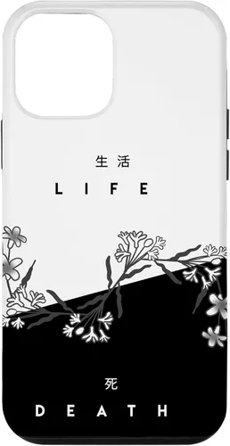 Vista 16 de Life Death Flowers - Funda de regalo japonesa minimalista con luz oscura para iPhone 17