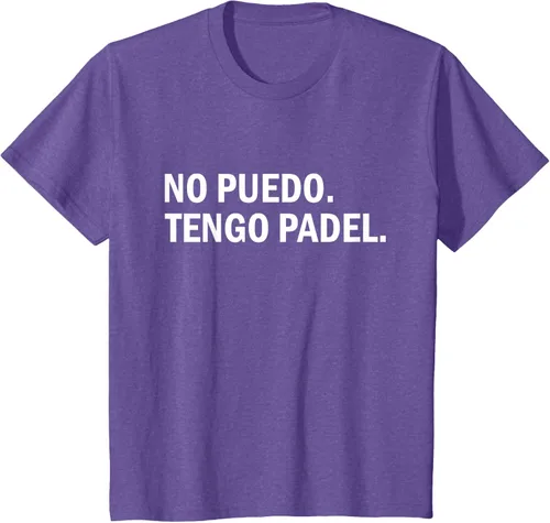 Vista 65 de Camiseta de jugador divertido No Puedo Tengo Padel Hobby