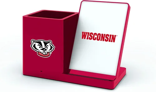 Vista 28 de SOAR NCAA - Soporte de carga inalámbrico unisex para teléfono celular y organizador de escritorio