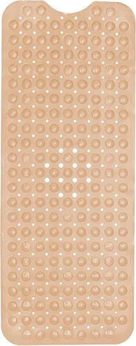 Vista 32 de ENKOSI Tapete de baño antideslizante, extra largo de 40 x 16 pulgadas, tapete antideslizante grande para bañera y ducha con ventosas y agujeros