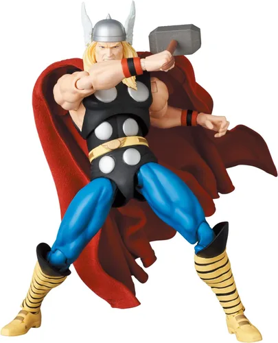Vista 9 de MAFEX No. 182 THOR Thor (Ver. Cómic) Altura total: Aprox. 6.3 pulgadas (160 mm), sin escala, figura de acción pintada